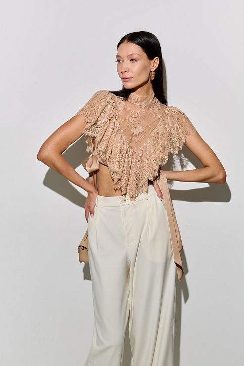 Топ Рококо бежевый